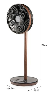 Stojanový ventilátor s 3D oscilací - Wood Style - DOMO DO8155