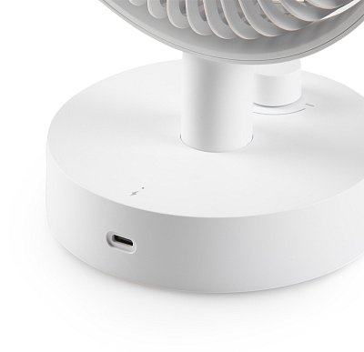 Stolní USB aku ventilátor s oscilací - DOMO DO8151