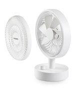 Stolní USB aku ventilátor s oscilací - DOMO DO8151