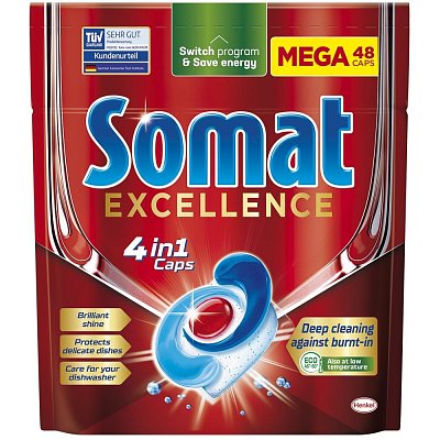 TABLETY DO MYČKY EXCELLENCE 48 KS SOMAT