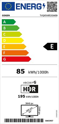 Televize GoGEN TVQ 65X852 GWEB