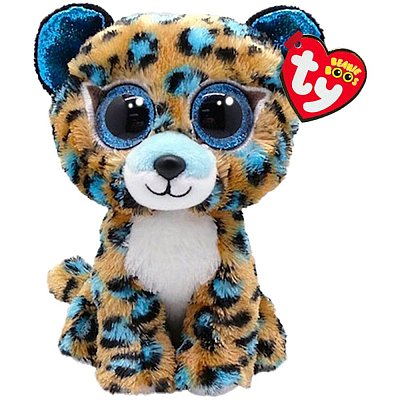 TY - COBALT modrý leopard, 15 cm