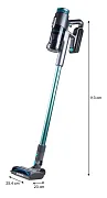 Tyčový vysavač 2v1 s BLDC motorem 28,8 V - DOMO DO252SV