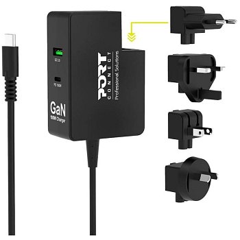 100W Adapter USB-C/A GaN PORT CONNECT