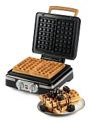 Vaflovač 4x7 s termostatem a časovačem - černý - DOMO DO9281W