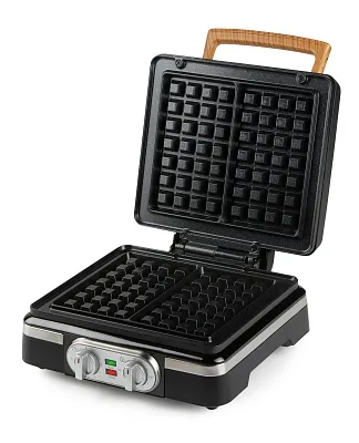 Vaflovač 4x7 s termostatem a časovačem - černý - DOMO DO9281W