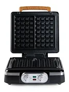 Vaflovač 4x7 s termostatem a časovačem - černý - DOMO DO9281W