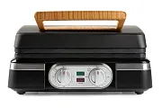 Vaflovač 4x7 s termostatem a časovačem - černý - DOMO DO9281W