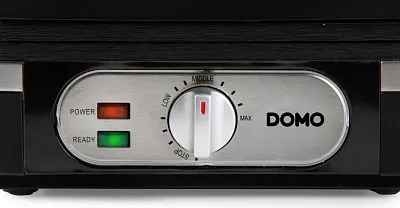 Vaflovač 4x7 s termostatem - černý - DOMO DO9275W