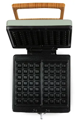 Vaflovač 4x7 s termostatem - zelený - DOMO DO9273W