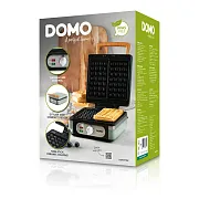 Vaflovač 4x7 s termostatem - zelený - DOMO DO9273W