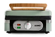 Vaflovač 4x7 s termostatem - zelený - DOMO DO9273W