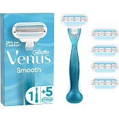 VENUS SMOOTH HOLICÍ STROJEK+5KS GILLETTE
