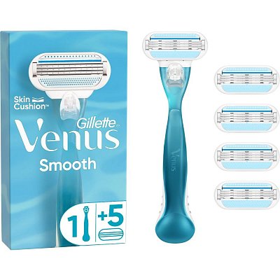 VENUS SMOOTH HOLICÍ STROJEK+5KS GILLETTE