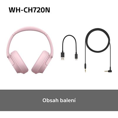 WH CH720N růžová SONY