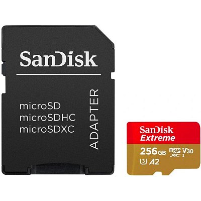 121587 microSDXC 256GB Extreme SANDISK