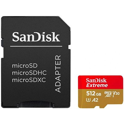 121589 microSDXC 512GB Extreme SANDISK