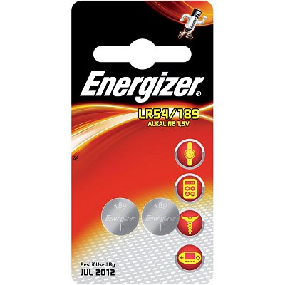 189/LR1130/V10GA 2BP Alk ENERGIZER