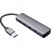 23327 Halyx Alu 4-Port USB 3.2 Hub TRUST