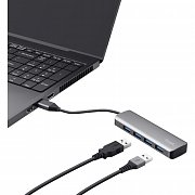 23327 Halyx Alu 4-Port USB 3.2 Hub TRUST