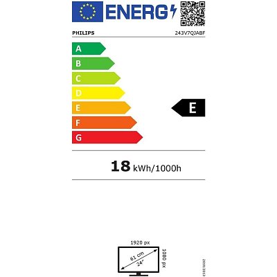243V7QJABF/00 23,8 FHD PHILIPS