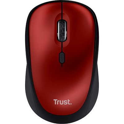 24550 Yvi+ Wireless Mouse Eco Red TRUST