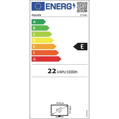 271V8L/00 27 LED 4ms PHILIPS