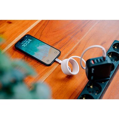 31850 magnet. USB-C kabel 60W 1,2m gray