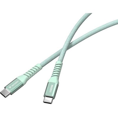 31855 magnet.USB-C kabel 100W 1,2m green