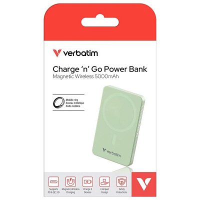 32226 powerbanka 5000mAh green VERBATIM