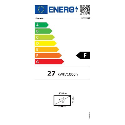 32E43NT LED SMART TV HISENSE