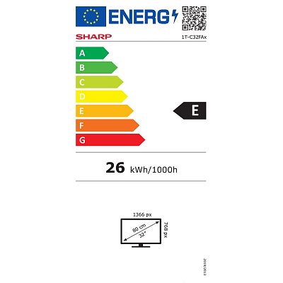 32FA2E HD READY TV T2/C/S2 SHARP