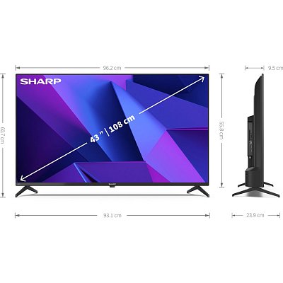 43FN2EA ANDROID FRAMELESS UHD TV SHARP