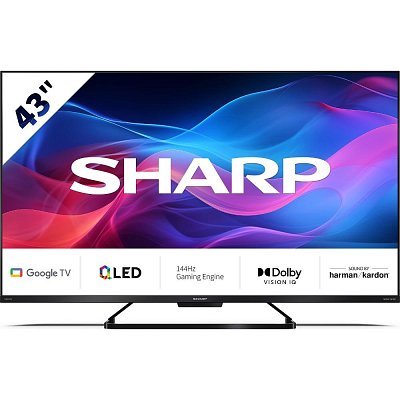 43GR8265E 4K QLED GOOGLE TV 144Hz SHARP