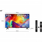 43P735 LED 4K UHD SMART GOOGLE TV TCL