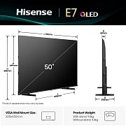50E79Q QLED TV HISENSE