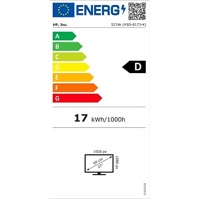 527sh LCD 27 FHD 5ms 300nits HDMI HP