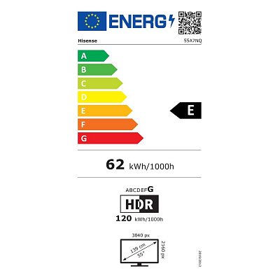 55A7NQ QLED SMART TV HISENSE
