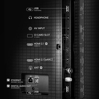 55A7Q QLED TV HISENSE