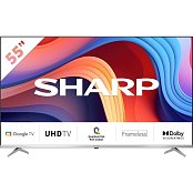 55GP6260E QLED GOOGLE FRAMELESS TV SHARP