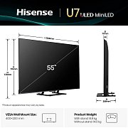 55U7Q Mini LED QLED HISENSE