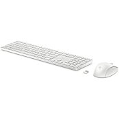 650 Wireless Keyboard & Mouse White HP