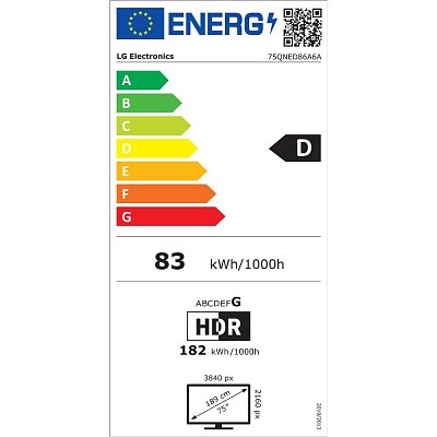 75QNED86A6A QNED evo TV LG