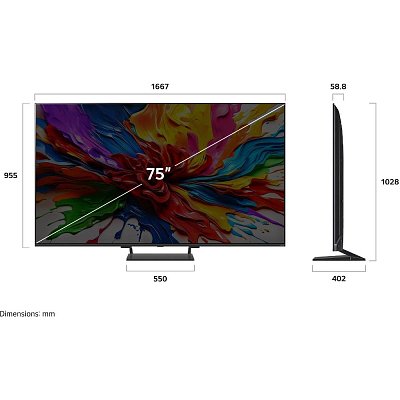 75QNED93A6A QNED evo TV LG
