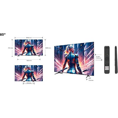 85C75B QLED TV TCL