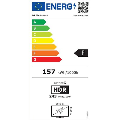 86NANO81A6A NanoCell TV LG