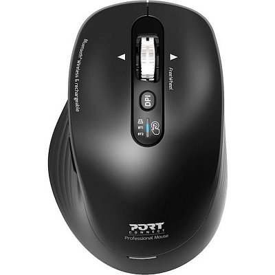 910202 FreeWheel wrl mouse BT Black PORT