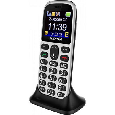 A510 Senior bílo-černý+ st.nab. ALIGATOR