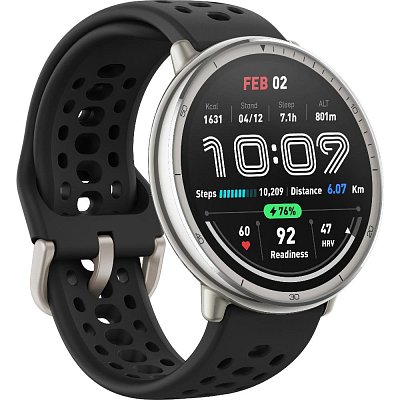 Active 2 Round Black Sport Sil. AMAZFIT