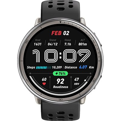 Active 2 Round Black Sport Sil. AMAZFIT